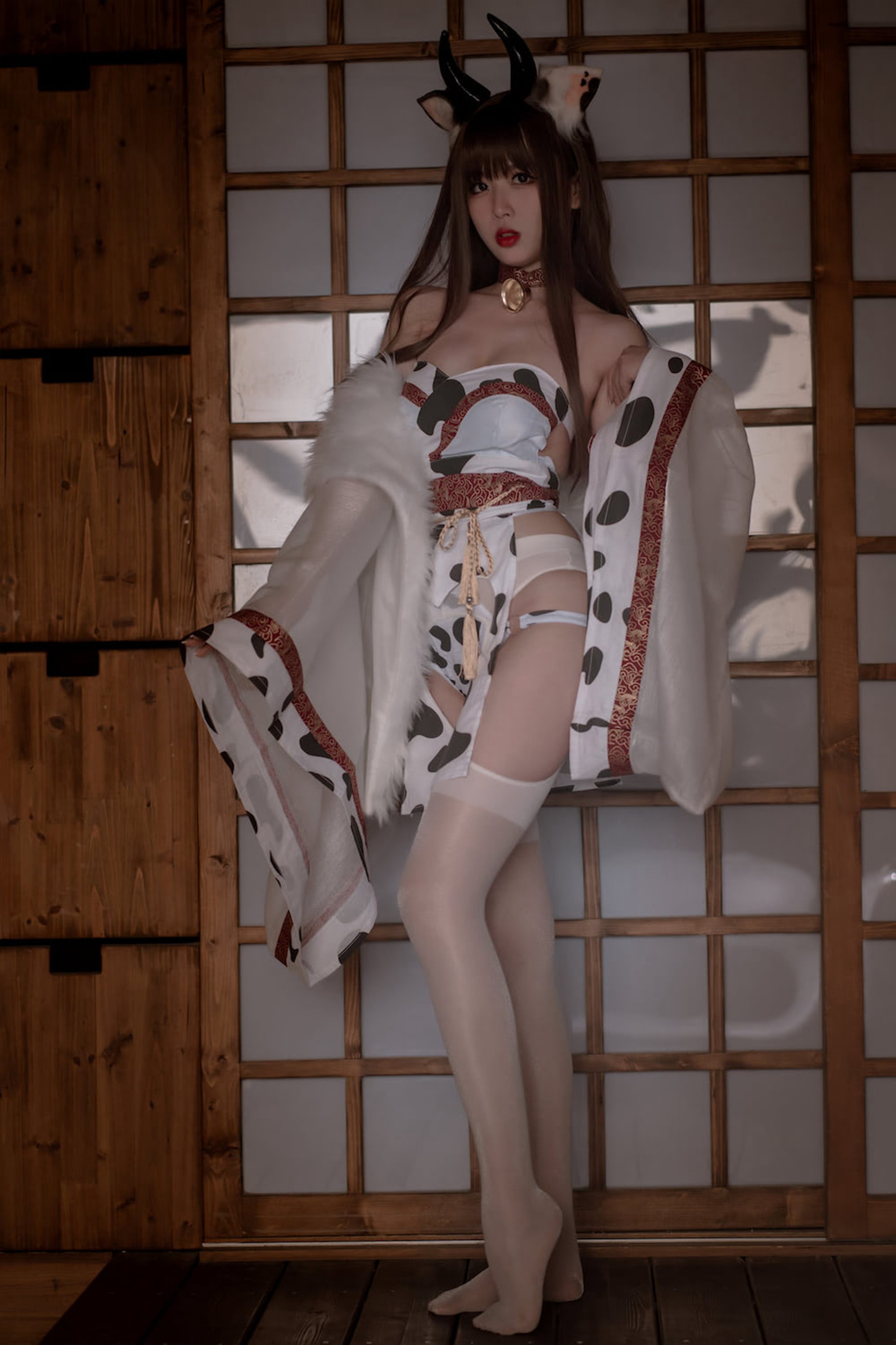 图片[1]-轩萧学姐 – NO.019 牛牛和服 [47P]-XikXak